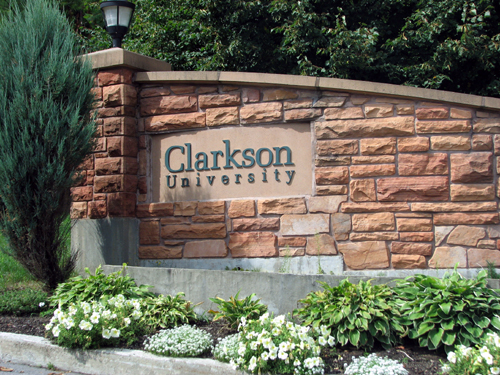 clarkson-university-sign-front-gate