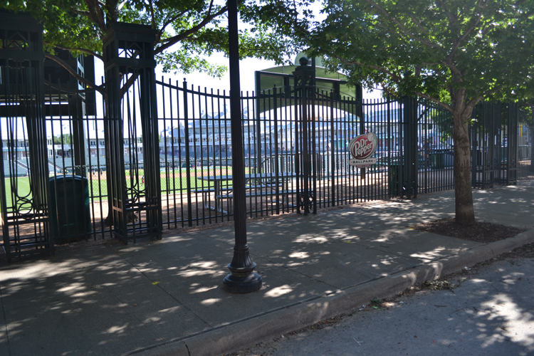 dr-pepper-ballpark-from-outside-gates